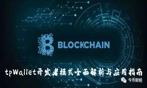 tpWallet开发者模式全面解析与应用指南