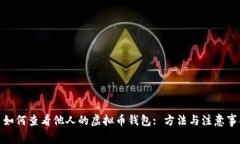 : 如何查看他人的虚拟币钱