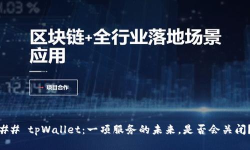 ## tpWallet：一项服务的未来，是否会关闭？
